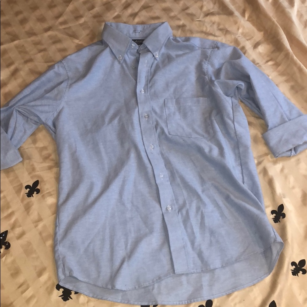 BLUE LONG SLEEVE OXFORD